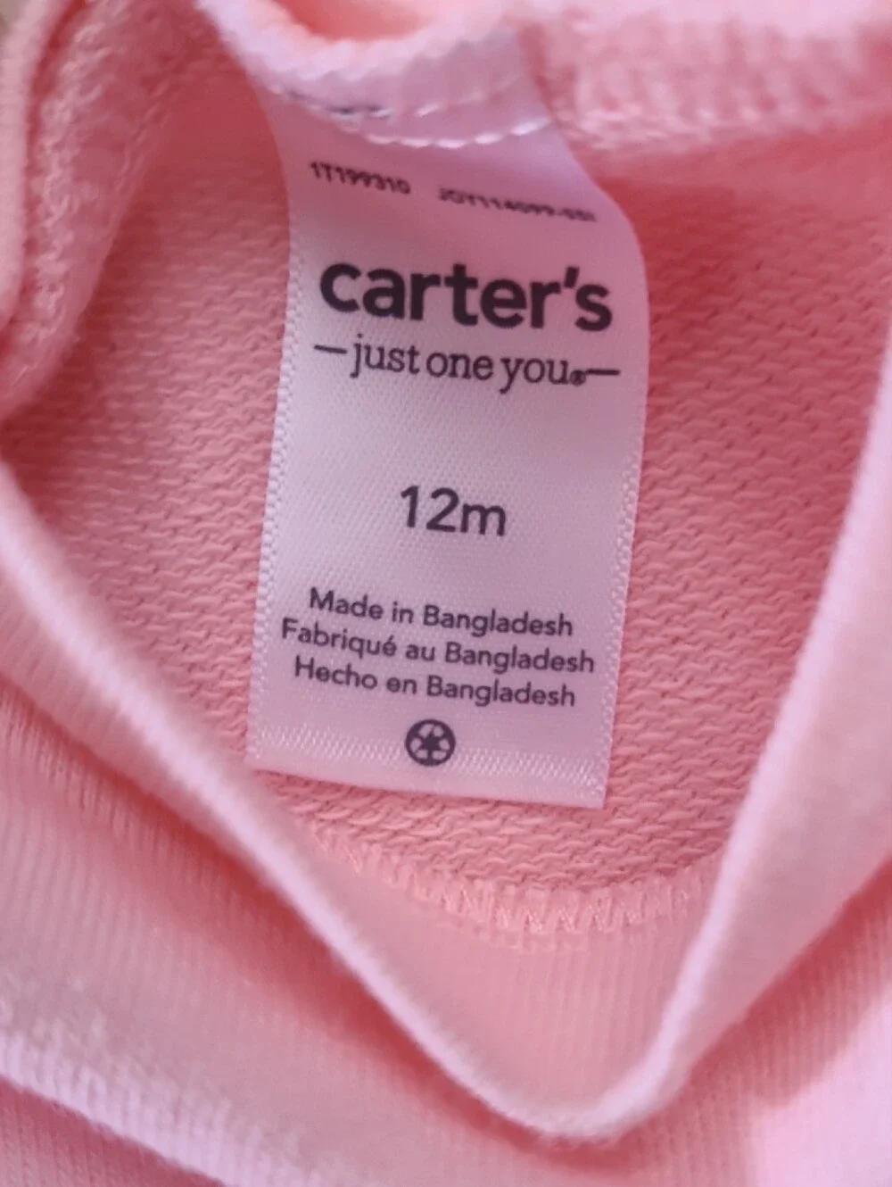Carter's Pink Bow Tulle Top and Legging Set